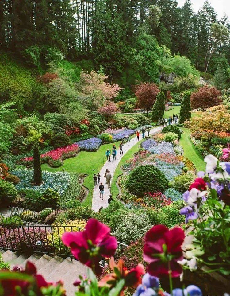 去世界最美十大園林踏春_花園_植物園_噴泉