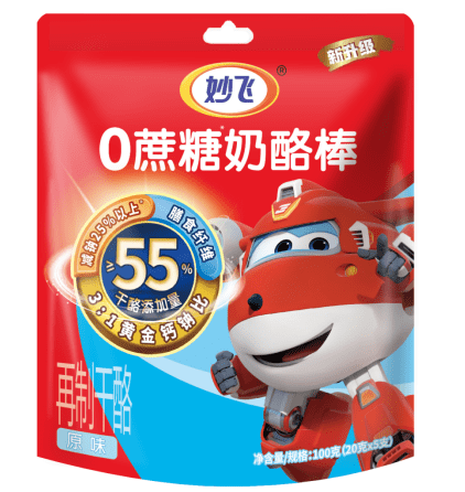 妙飞| 全新"妙飞0蔗糖奶酪棒",快速占领儿童市场