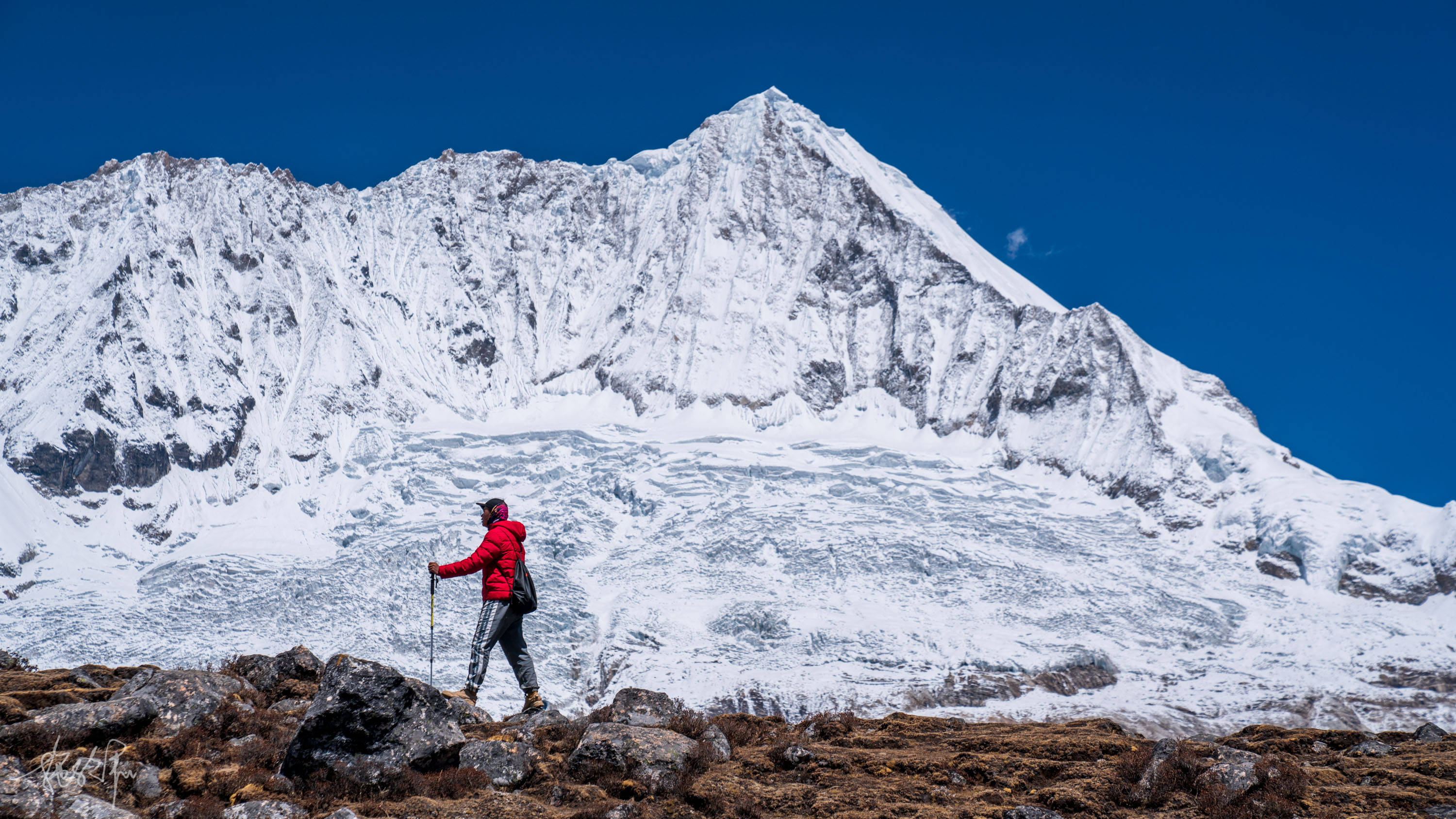 西藏白马林措,入门级的徒步路线,却是亲近雪山的好选择