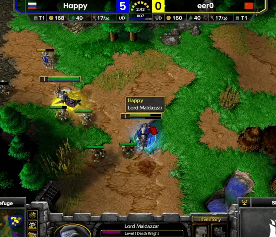 虐1如虐ted Happy毁灭魔兽 操作 英雄 比赛