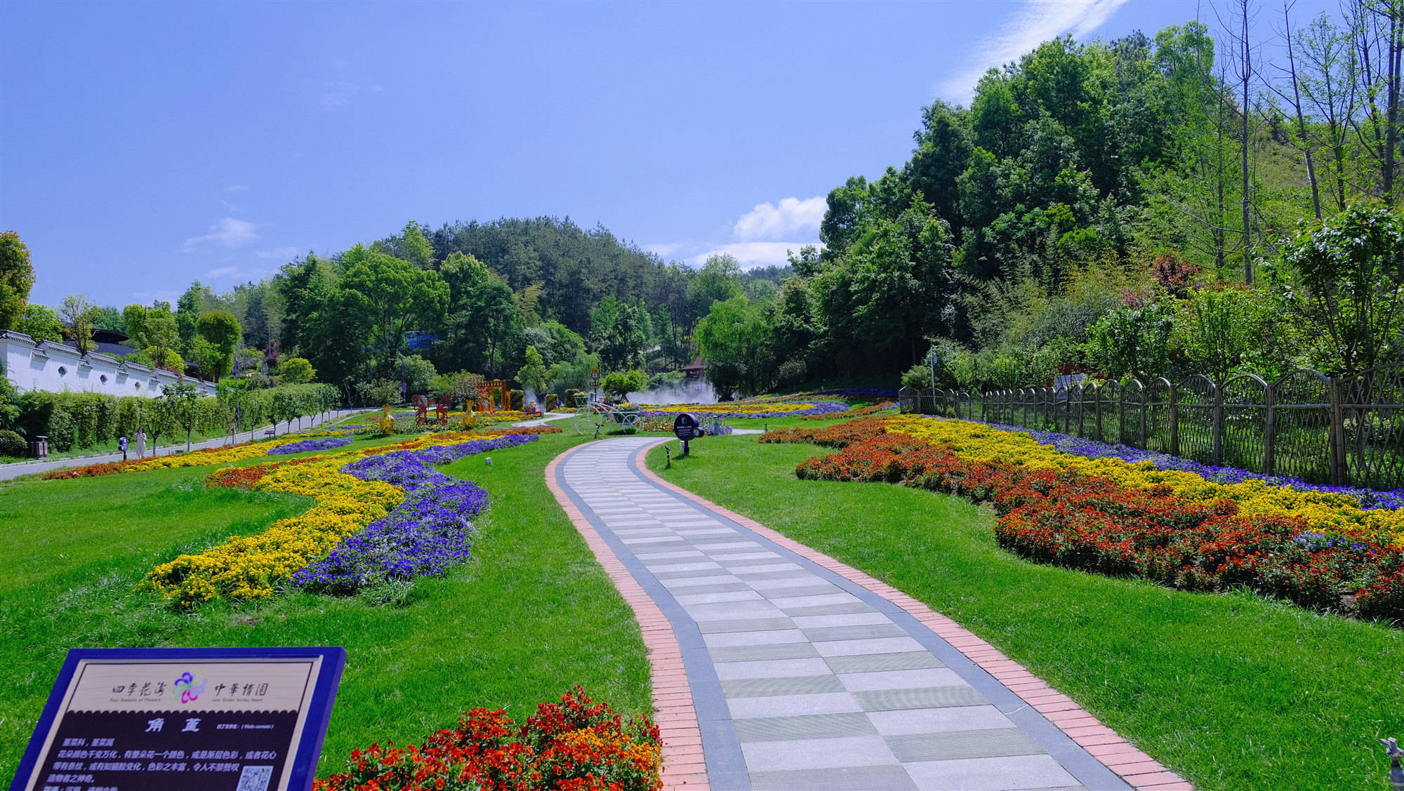 广安邻水四季花海图片