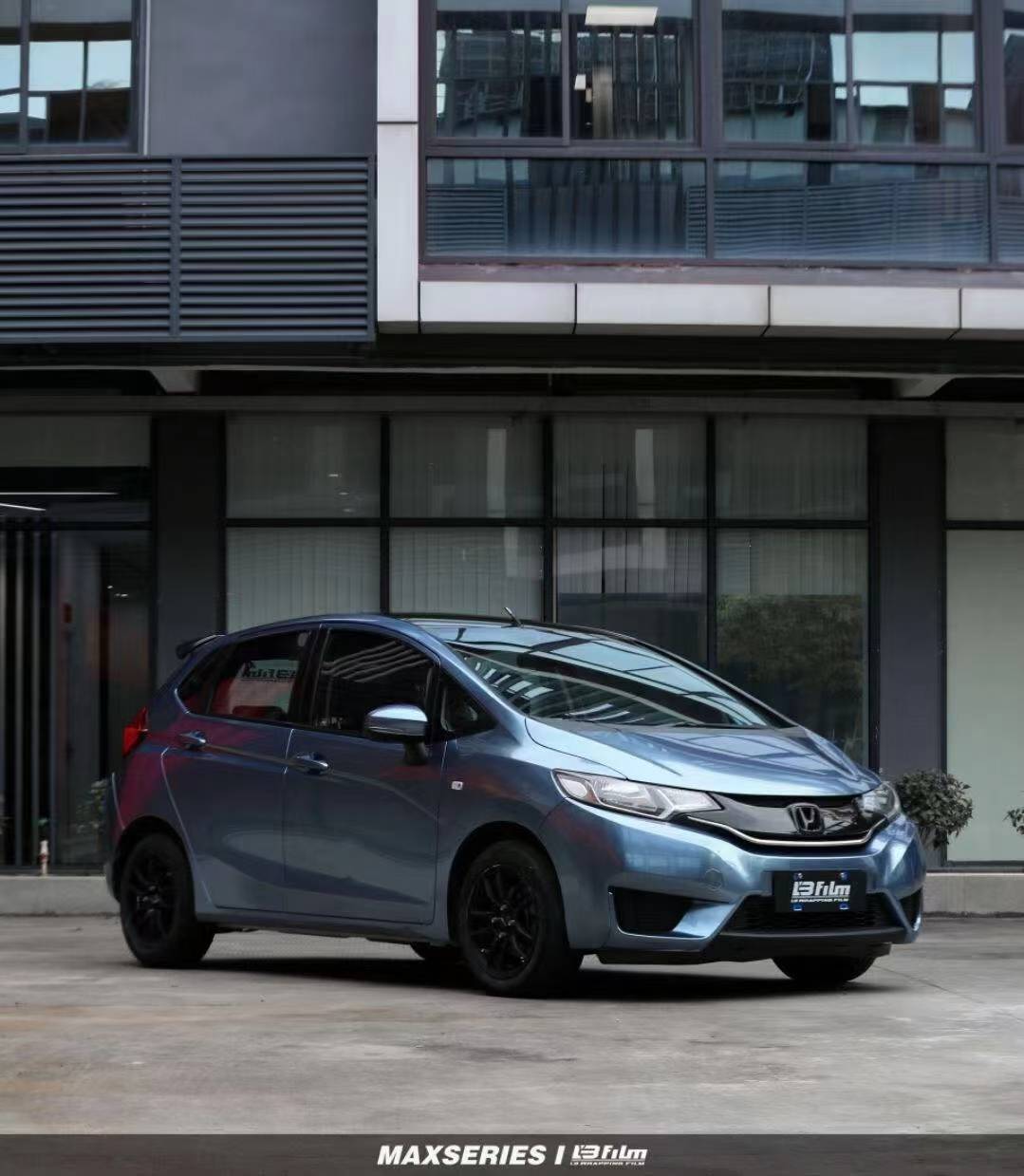 本田飞度lbfilm改色膜液态金属钨蓝