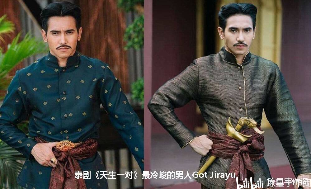 泰剧马兜铃硬汉男星gotjirayu穿女友泳装三十万泰国网友围观点赞