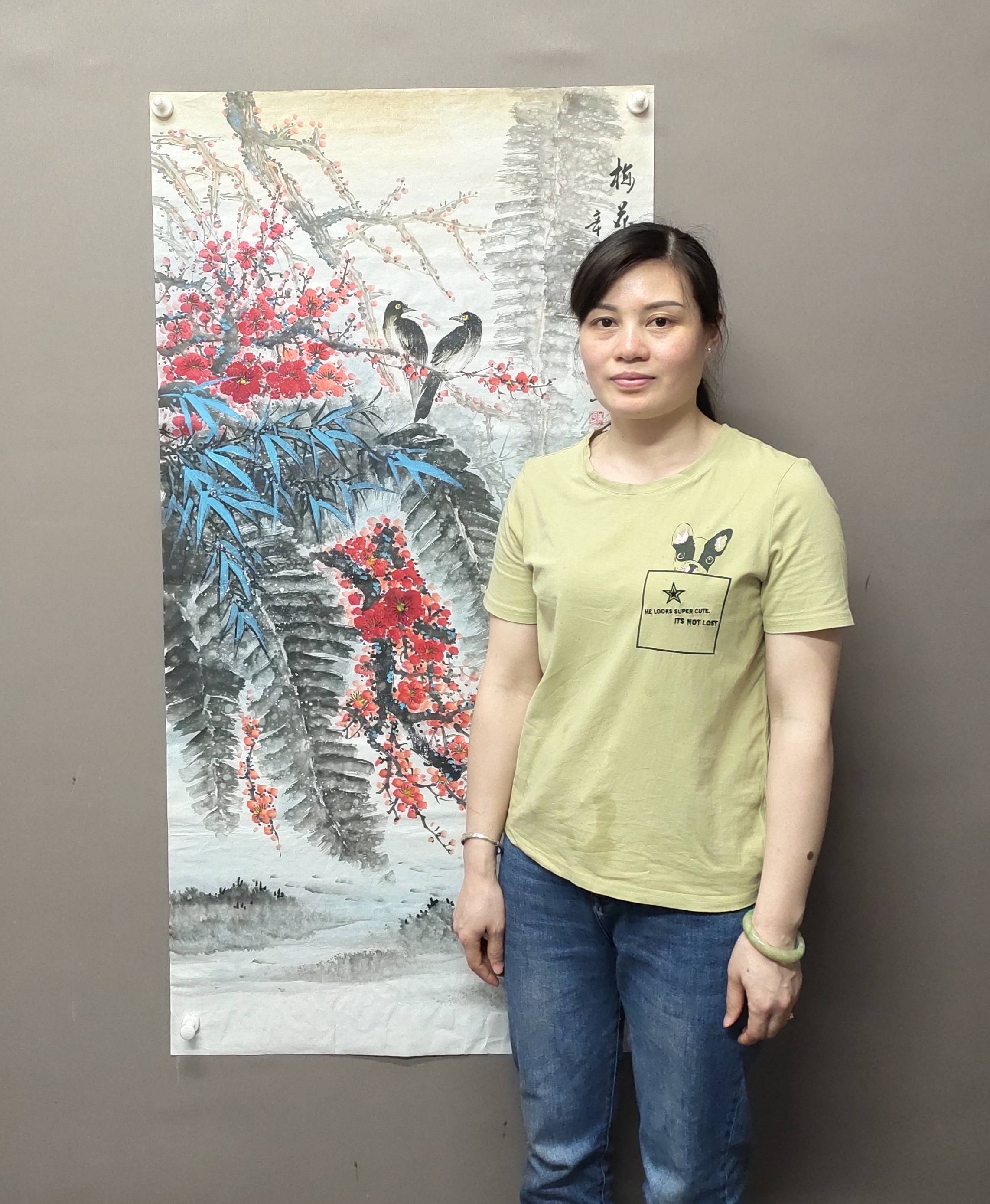 北京美女画家图片