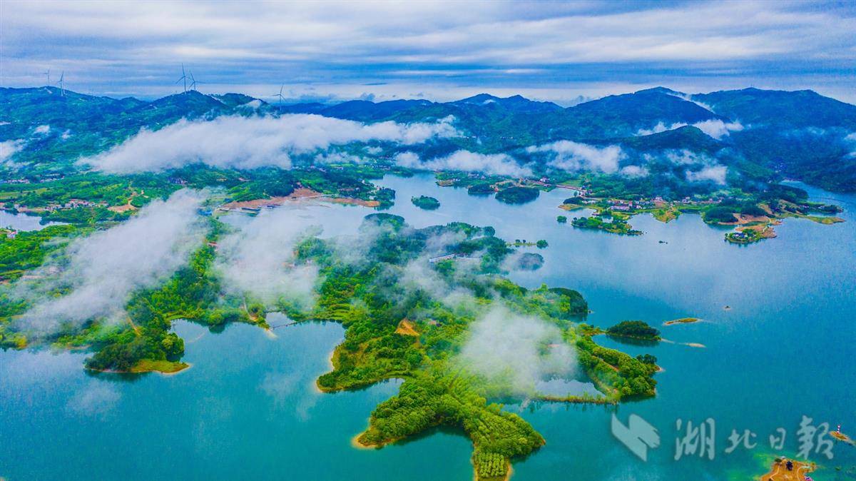 湖北团风:投资108亿乡村振兴,生态风景区云雾缭绕