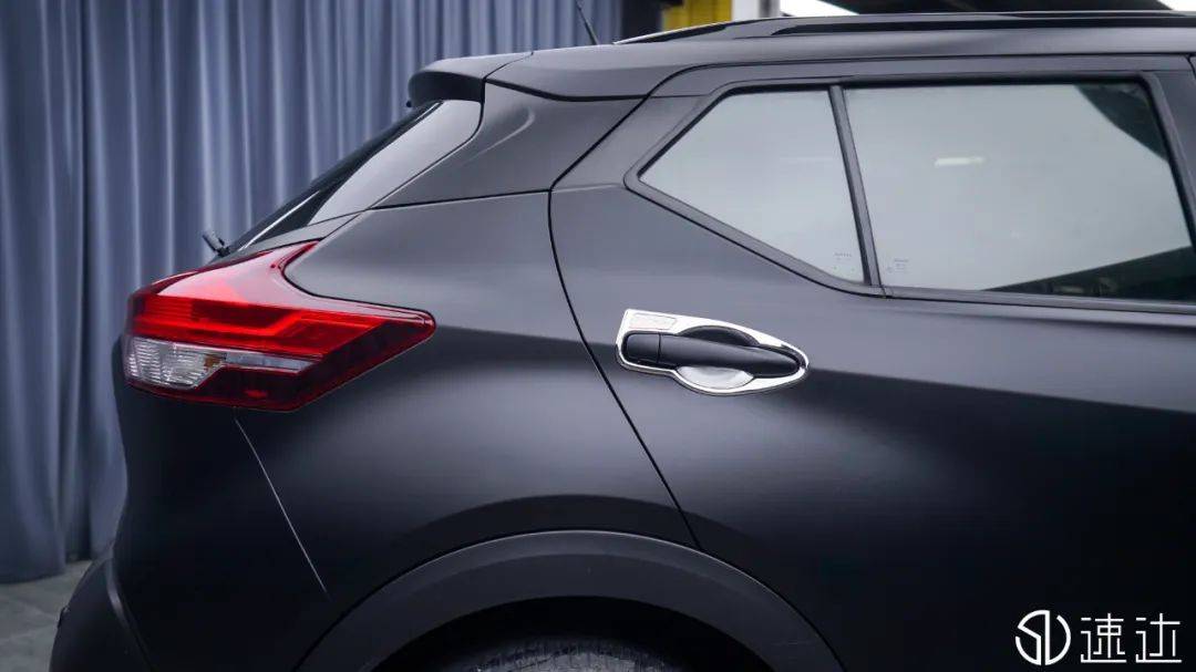 日产逍客整车改色消光黑