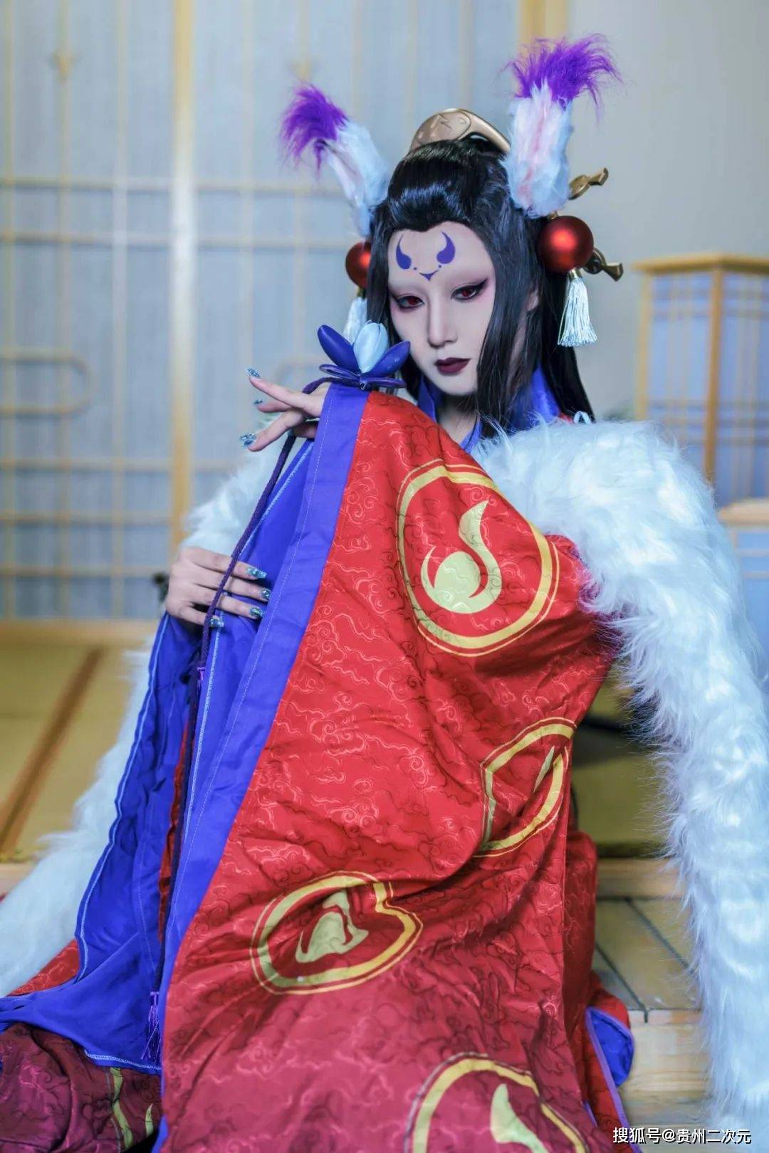 《阴阳师》烬天·玉藻前cosplay_京介_内容_cosplay