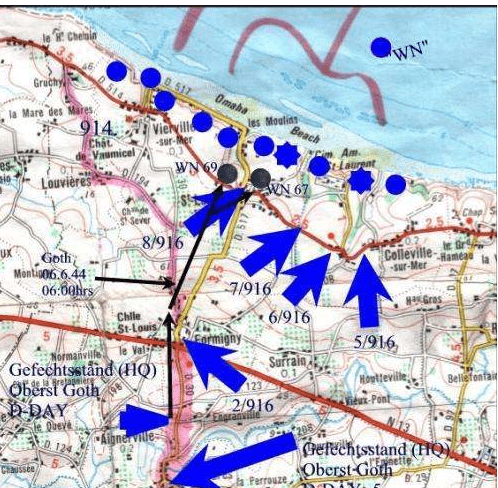 二战1944年诺曼底战役,美军根据各种资料的评估断定德军岸防部队都是