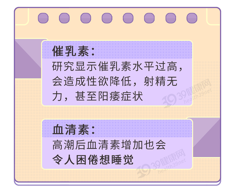 催乳素被释放出来多巴胺分泌会下降大脑的运转就会开始减速一旦达到最