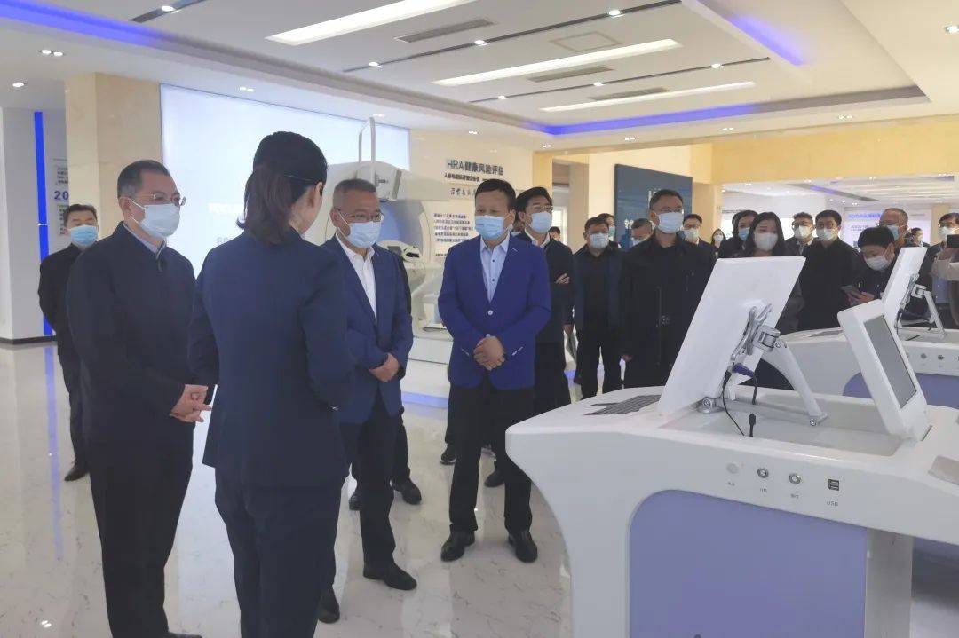 河北省副省长胡启生一行莅临惠斯安普调研指导