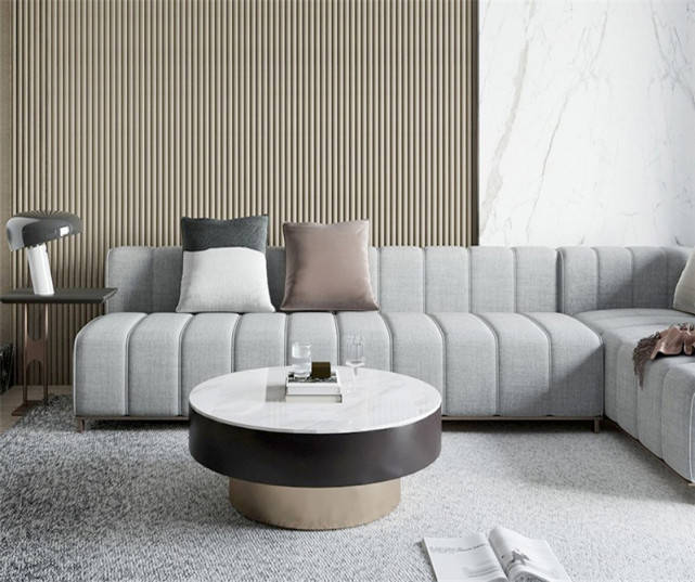 87平简约风二居室,深灰色的木纹肌里诉说着年轮和岁月_装修_空间_餐厅