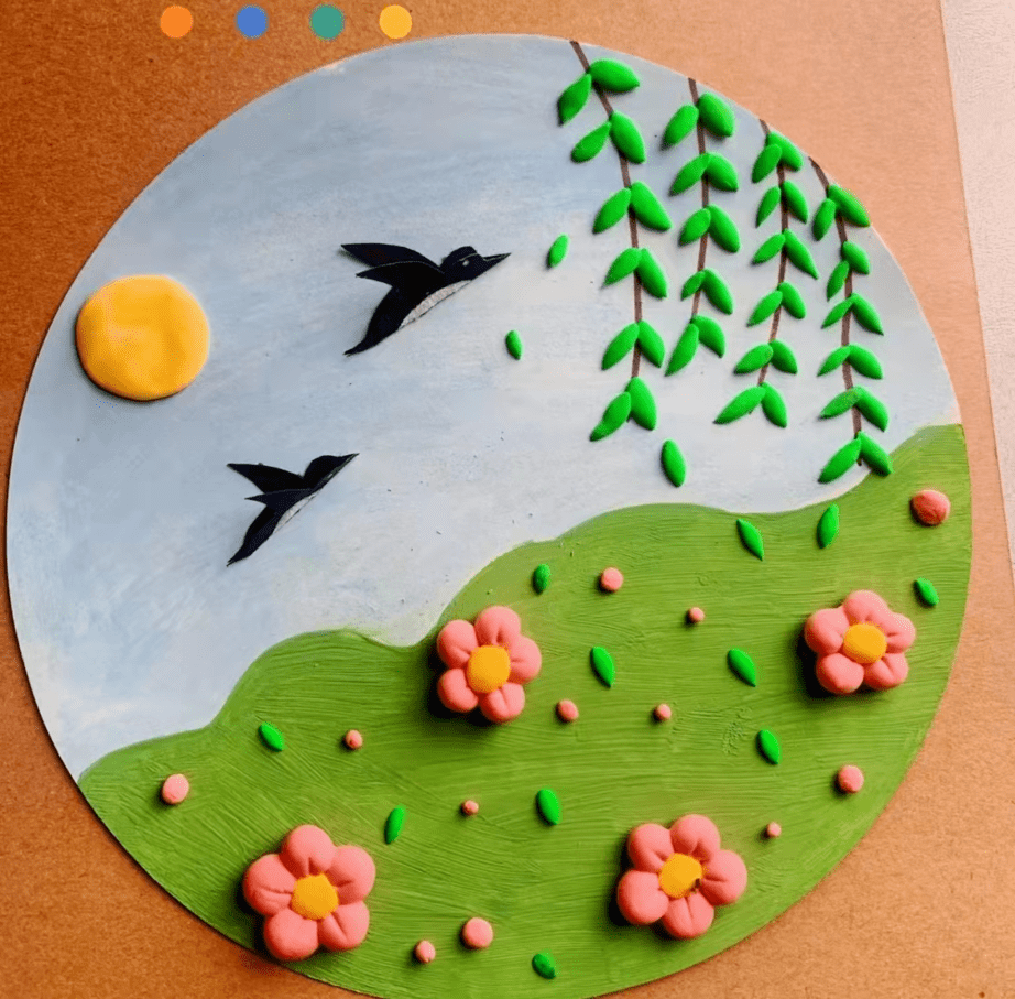 新华联梦想城趣味绘本粘土diy可爱多肉和福街共赴一场与春天的约会