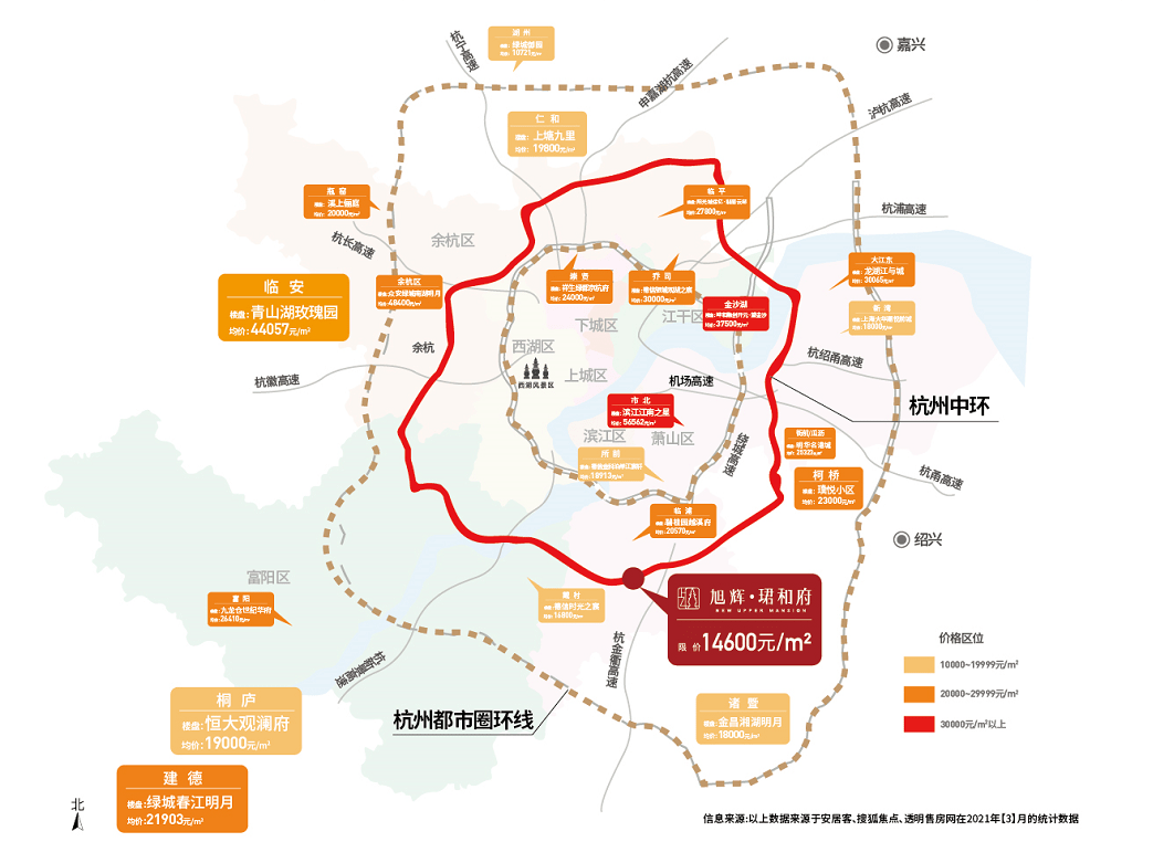 杭州二环线具体线路图图片