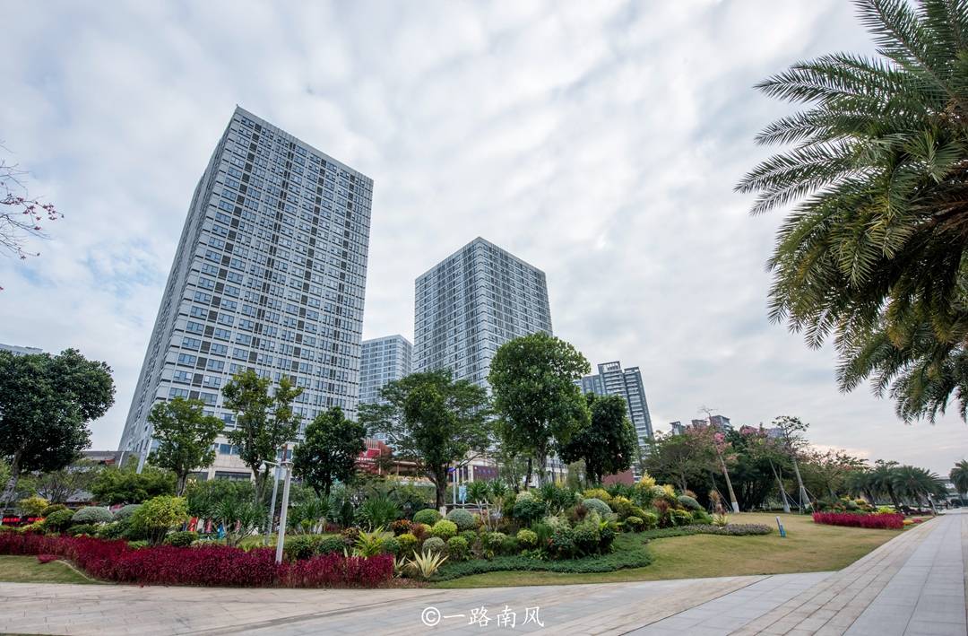 副中心南沙区,高楼林立景色美,越来越有大城气质_蕉门_珠江新城_城市
