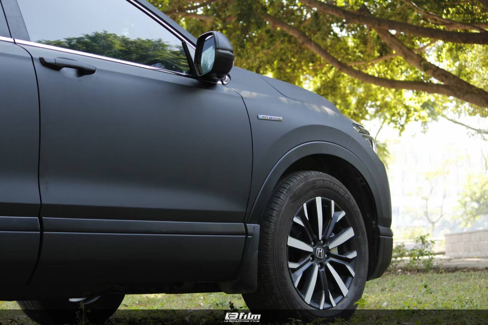 本田-皓影 lbfilm改色膜磨砂黑_搜狐汽车_搜狐网