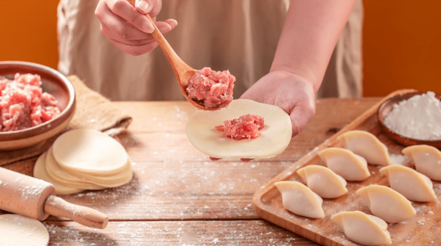 "我偏爱的手工现包鲜饺"——盒家鲜饺料鲜味鲜又健康_饺子_水饺_模样