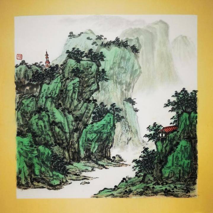 画家郭萍作品在翰墨传情书画精英作品在线交易展览中全部售出