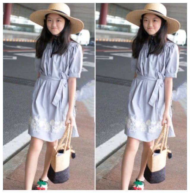 原创13岁李嫣近照穿漏腰裙现身活动打扮成熟有王菲风范