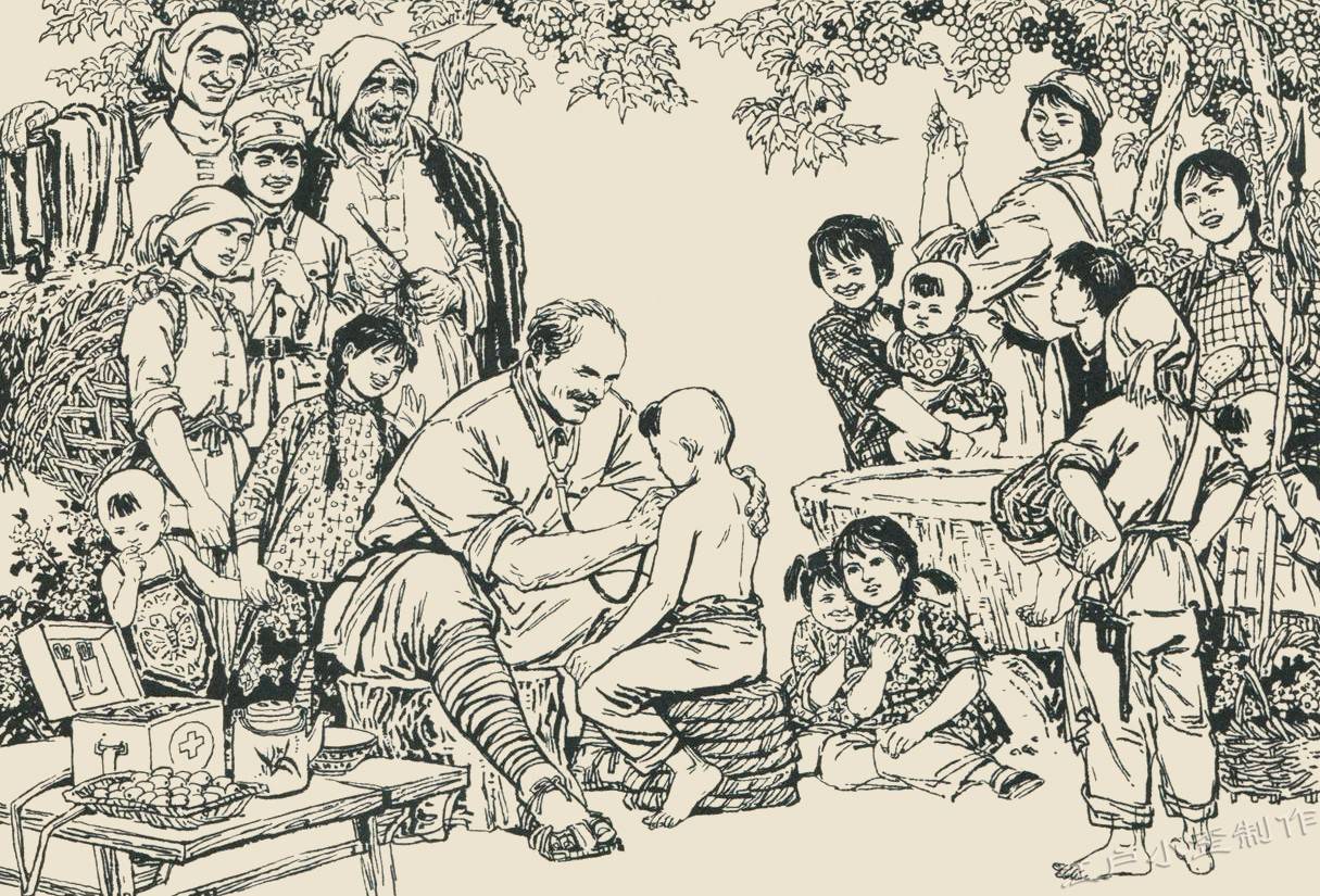 此外就主要是表达白大夫平易近人,友善和蔼的气质风度.