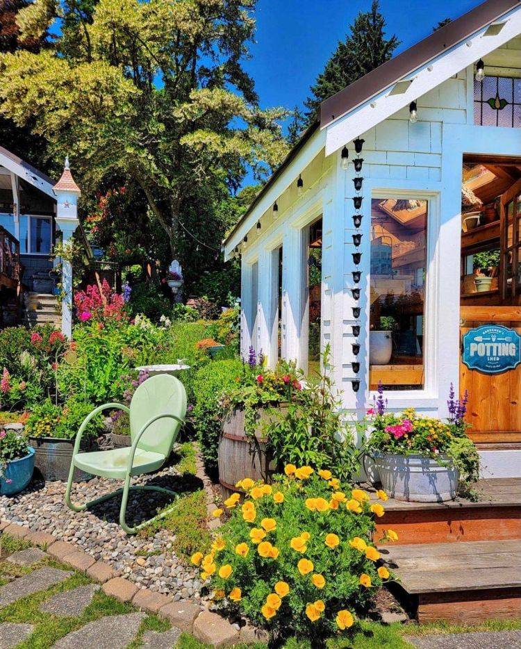 26例田园风花园庭院设计实景图片自然唯美