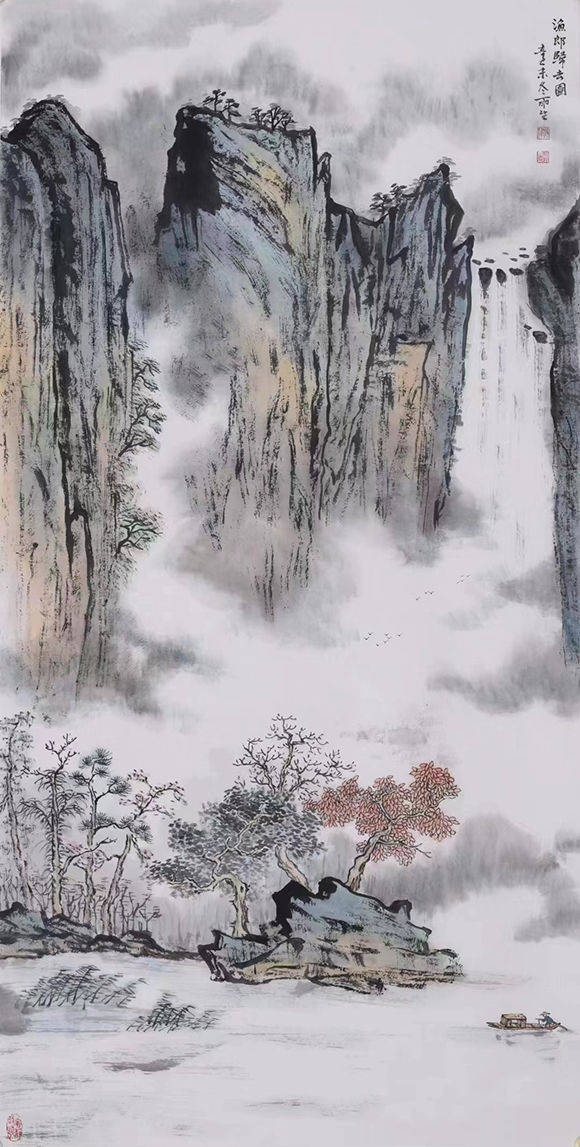 书画家孙伟笔墨丹青酣畅淋漓