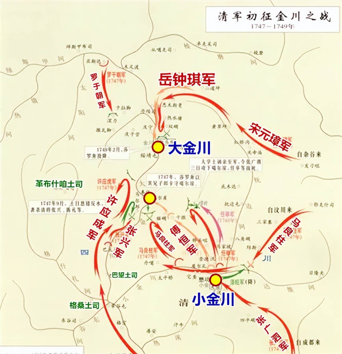原创大小金川之战清朝惨胜但是对我国的却是意义重大