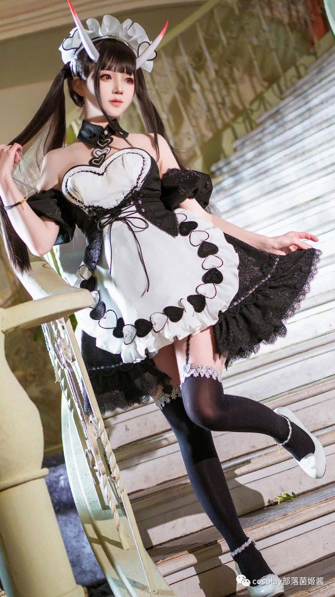 cos碧蓝航线能代女仆装cos正片楚楚子