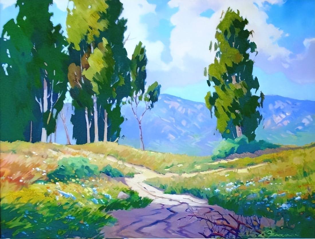 美国女画家lynne fearman风景作品_艺术_融会_米勒