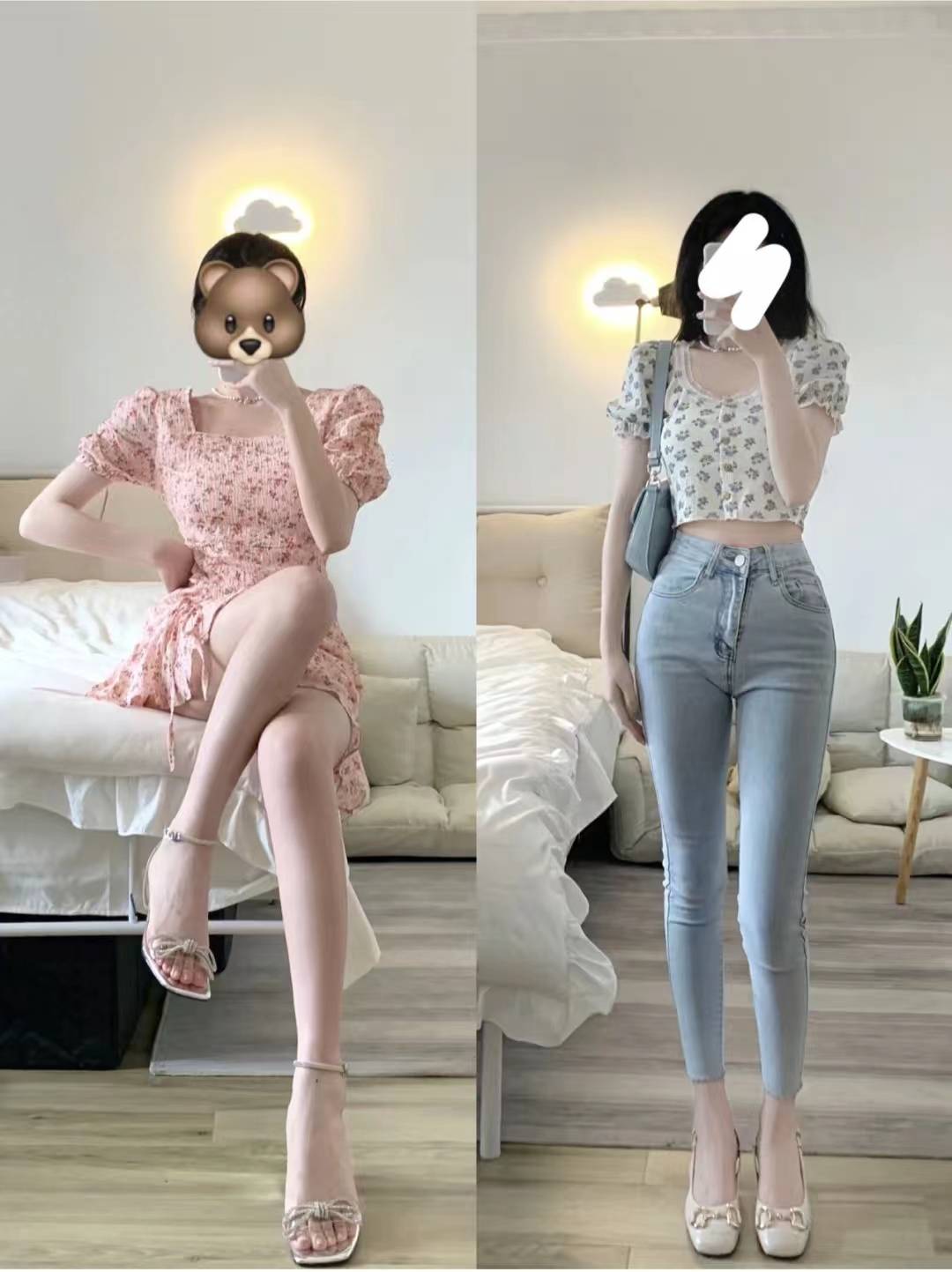 碎花上衣搭配什么裤子鞋子好看