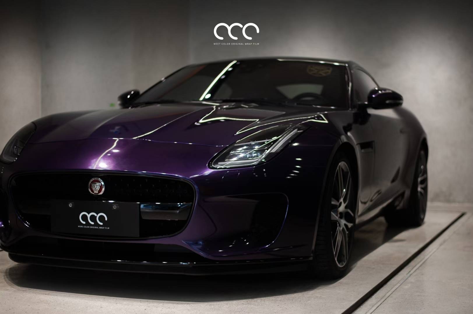 捷豹ftype 漫彩改色膜pet 威尼斯紫典藏版_purple_全国_典藏版