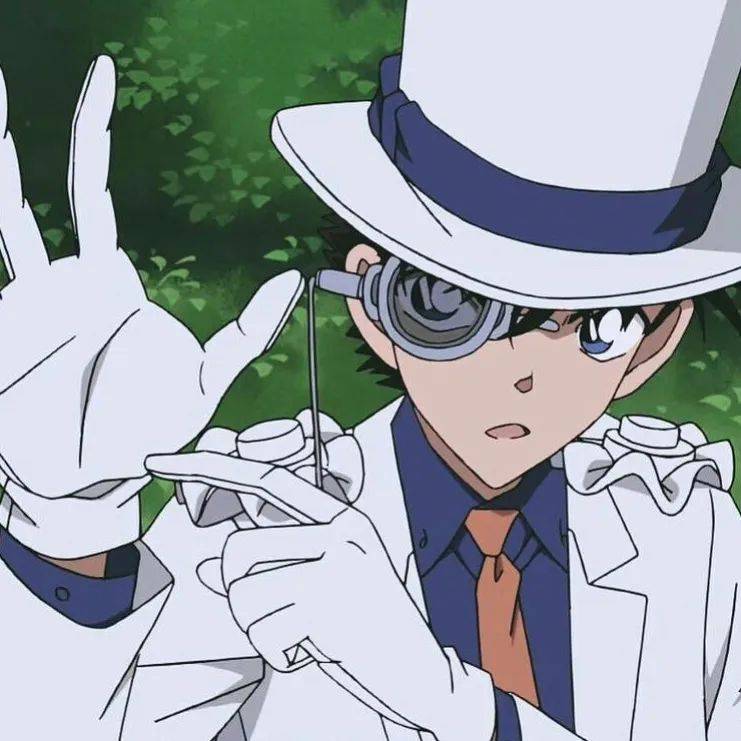 名侦探柯南100张怪盗基德黑羽快斗头像合集帅呆了