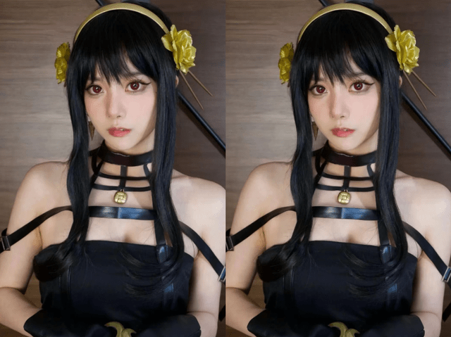 间谍过家家高颜值美女cos荆棘公主相似度爆表是心动的感觉