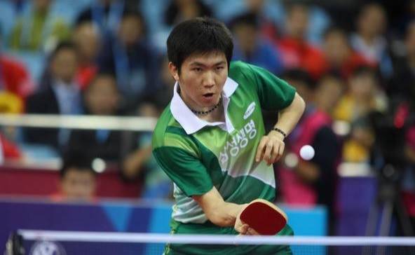 男双他搭档安宰亨获得一枚铜牌,在奥运会男单历史上国乒仅在1988年