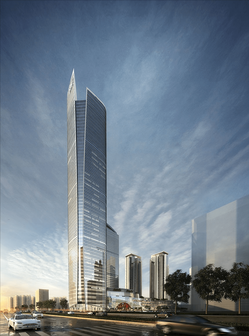 高3265米南京又添一座摩天楼德基世贸中心即将建成