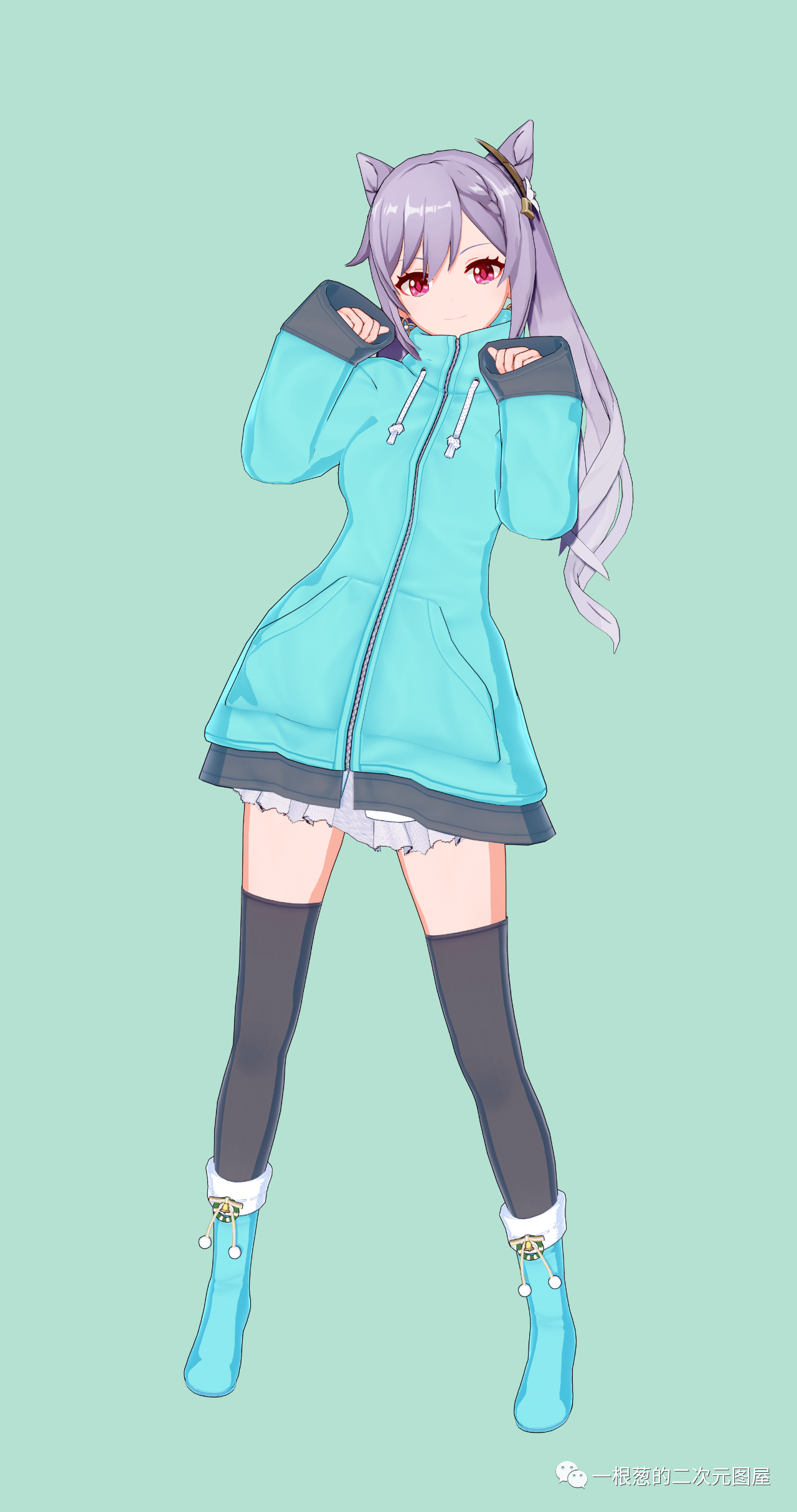 原神美图刻晴二