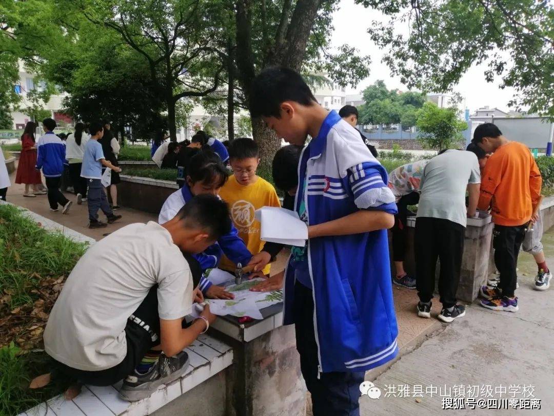 洪雅县中山镇初级中学校:作业与培训双减,才艺与快乐双增_都盛_同学