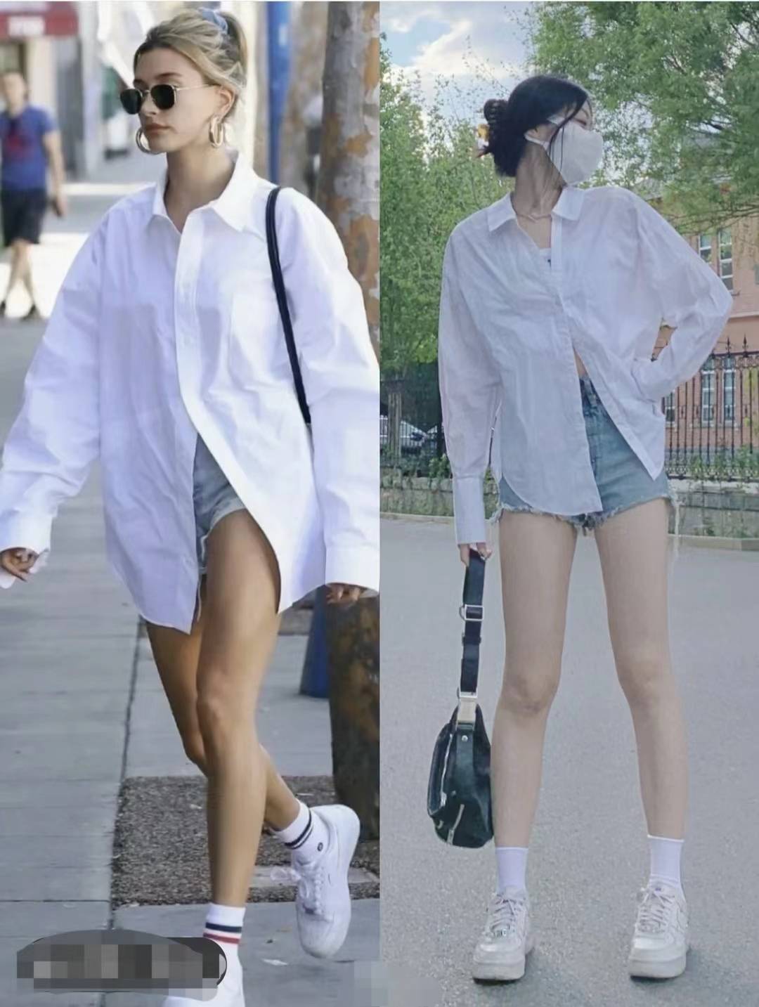 衬衫短裤怎么搭配好看衬衫短裤穿出满满少女感
