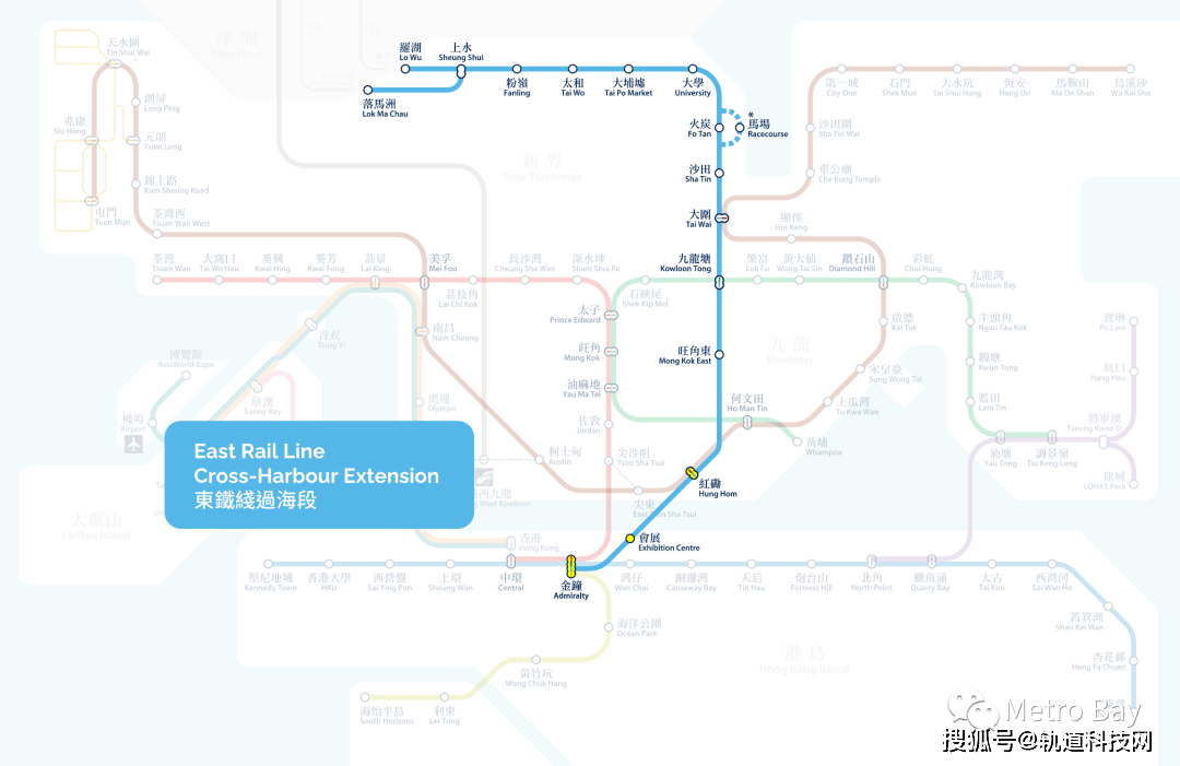 香港東鐵線實現一程過海探索鐵路上的大灣區