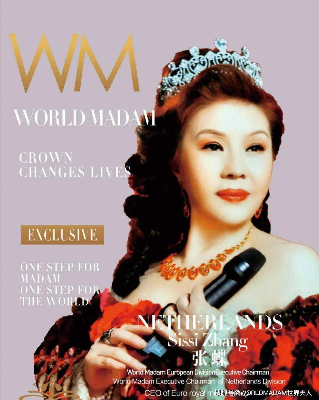 世界夫人荷兰动态】张蝶出席中荷建交50周年盛典_中国侨联_琵琶_谈践