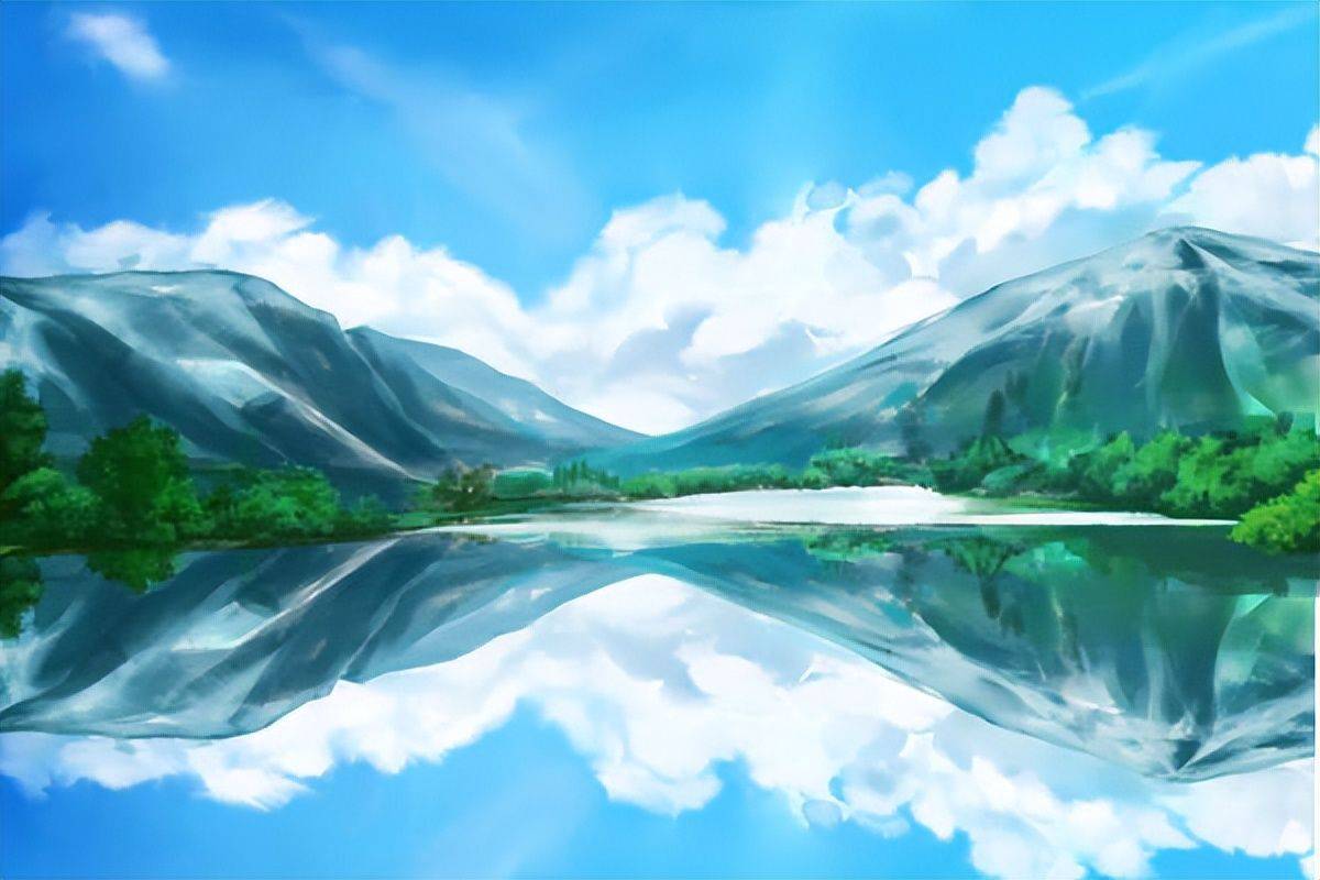 湖怎么画简笔画 湖的简笔画超简单(2)_简笔画-绘画者图库