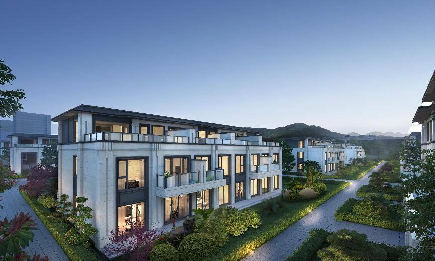 青岛西海岸和达·珺山|青岛大平层|青岛联排别墅_生活_整体_院子