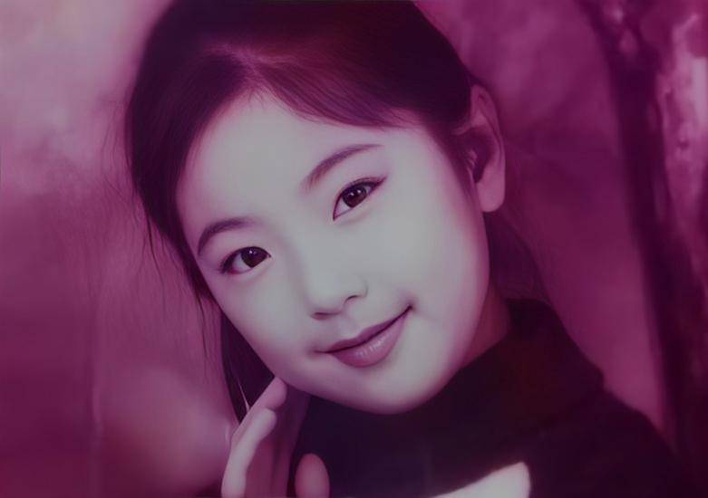 小时候,赵奕欢对自己的外貌非常不自信.