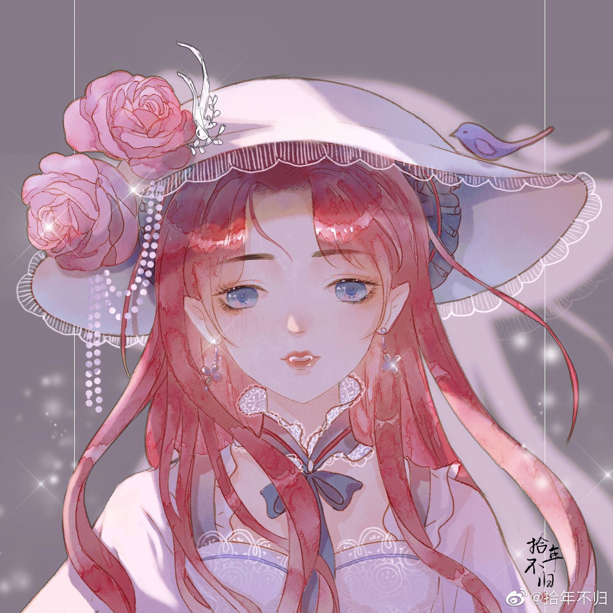 清雅淡丽的古风插画