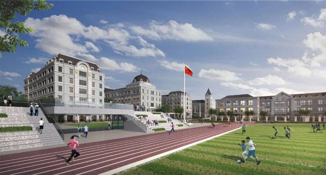 花园式的校园建筑合肥61新华公学