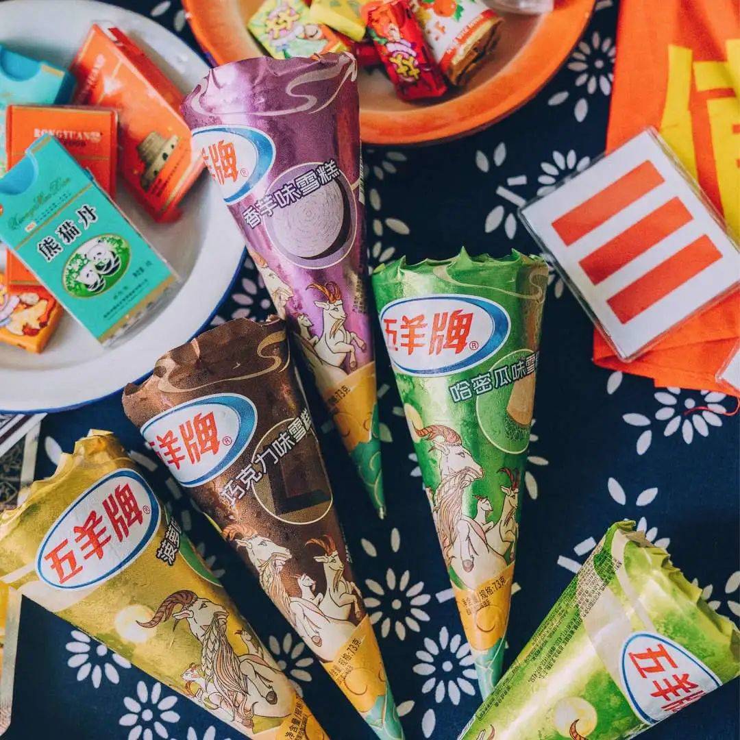 广州人夏天必备梗系哩个五羊雪糕啦