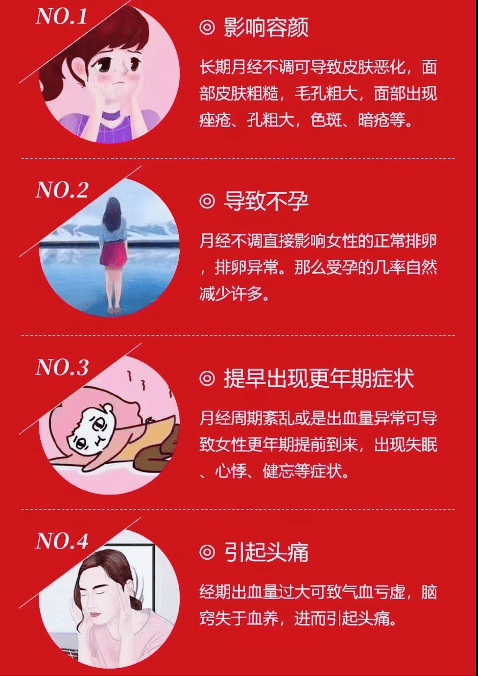 月经不调对女性影响有哪些