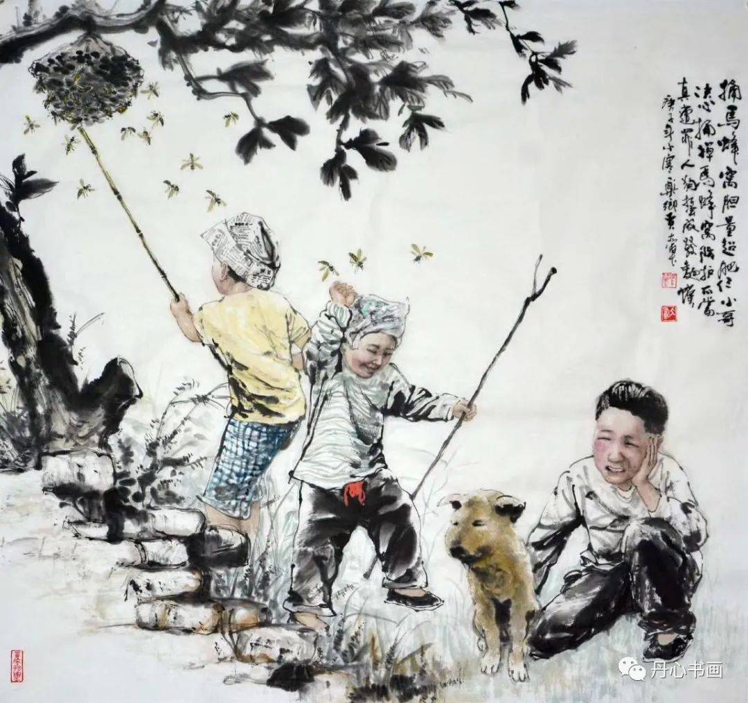 生动传神 婉转朴实 人物画家黄大军 国画 襄阳 作品