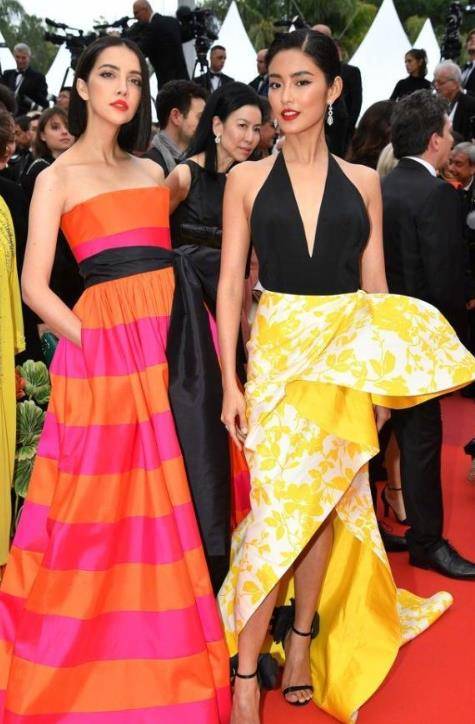 原创             戛纳红毯上的泰国女星们：Min甜美，Praya霸气性感