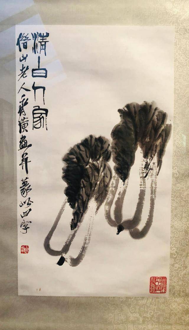 如何鑑定齊白石《白菜圖》,中國齊白石書畫院院長湯發周說,看筆墨功力