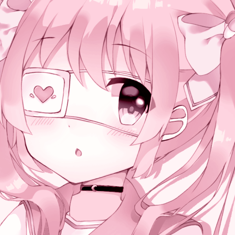 动漫女头,粉色_网络_动漫_粉色